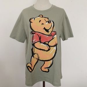 Khaki Disney Family T-Shirt  Winnie the Pooh